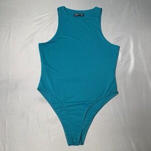 Teal Bodysuit SHEIN Bae Slimming Large Layering Soft Summer Chic Modern Glam